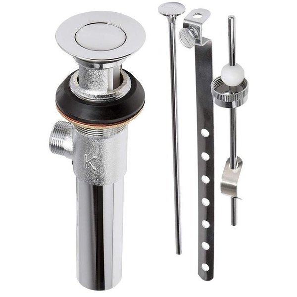 Plumb Pak Lavatory PopUp Assembly, 114 in Connection, Brass, Chrome PP820-77